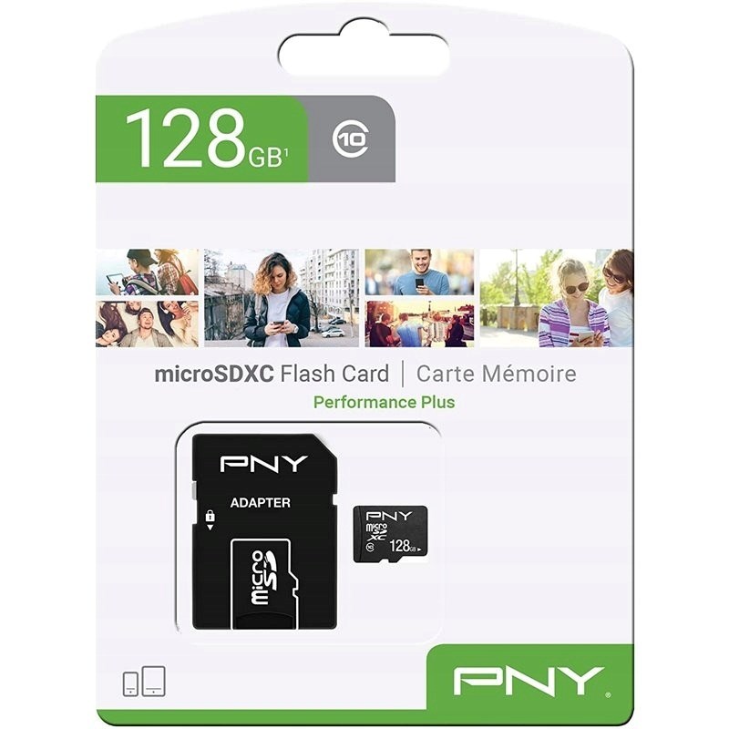 MICROSD PNY 128GB P-SDU12810PPL-GE CLASSE 10